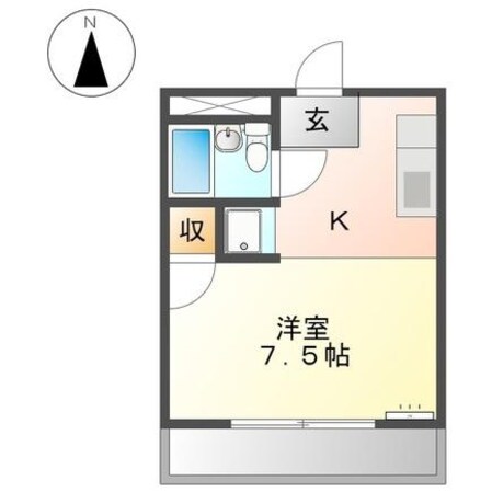 ロイヤルシティ天子田の物件間取画像